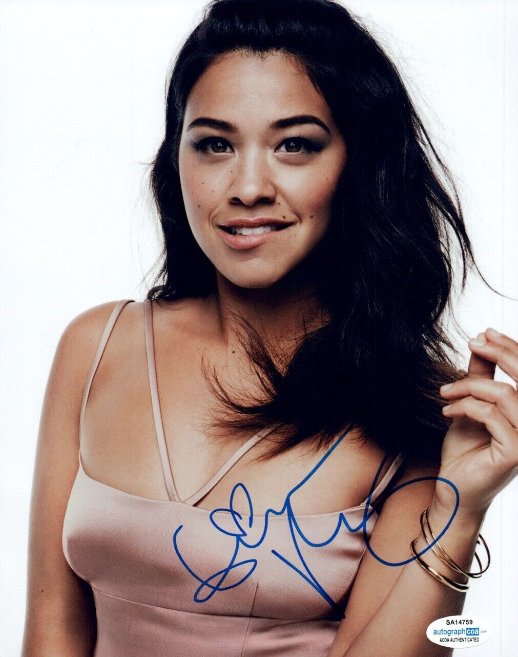 Gina Rodriguez Signed Autographed 8x10 Photo Poster painting JANE THE VIRGIN Actress ACOA