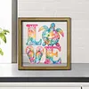 Diamond Painting Special Shaped Drill Love With Frame(8.46x8.46inch)