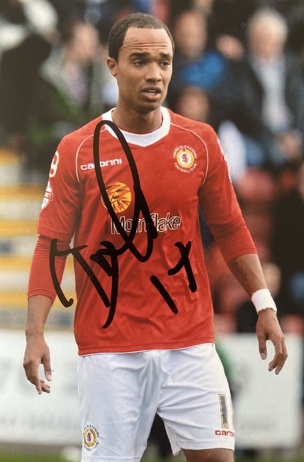 Byron Moore Genuine Hand Signed Crewe Alexandra 6X4 Photo Poster painting, See Proof, 6