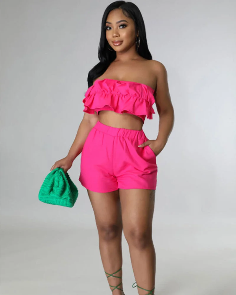 Relaxing Days Linen Short Set