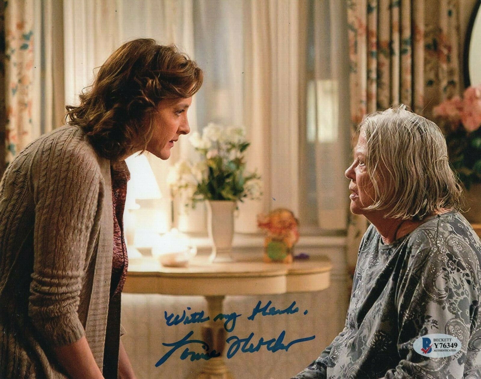 Louise Fletcher Peg Gallagher Shameless Signed 8x10 Photo Poster painting w/Beckett COA Y76349