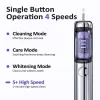 Space UV Sterilization Chamber Sonic Electric Toothbrush Set IPX7 Waterproof Equipped With 3 Brush Heads And UV Travel Box