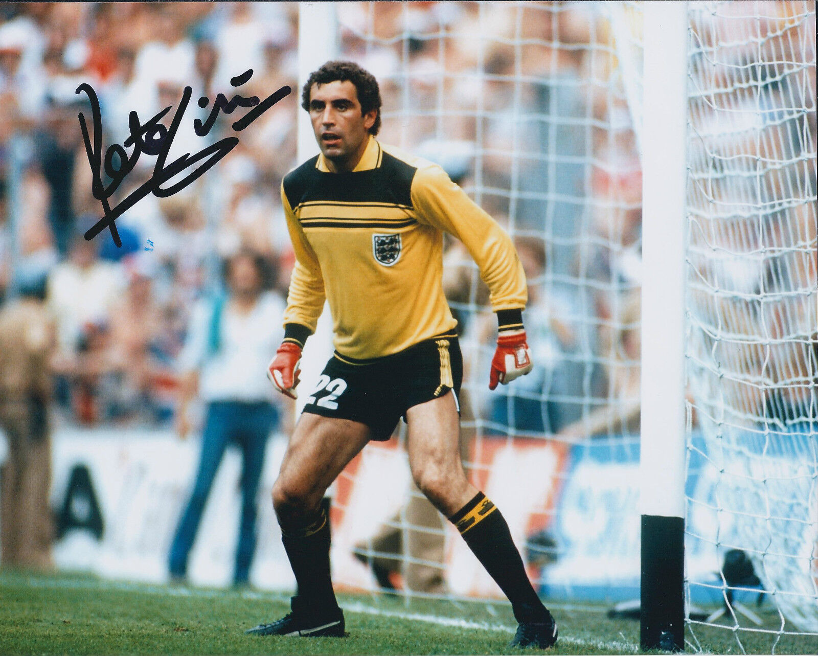 Peter SHILTON SIGNED Photo Poster painting Autograph ENGALND AFTAL COA Goalkeeper Genuine