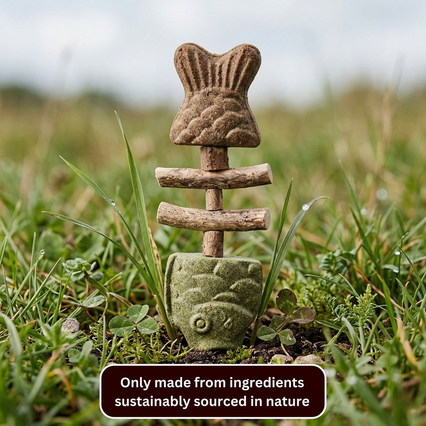 Natural chew toy materials