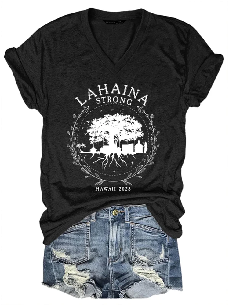 Comstylish Women's Lahaina Strong T-Shirt