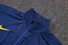Joyfball 2025/2026  Atletico Madrid  Long Zipped Jacket Cyan Football Jersey 1:1 Thai Quality