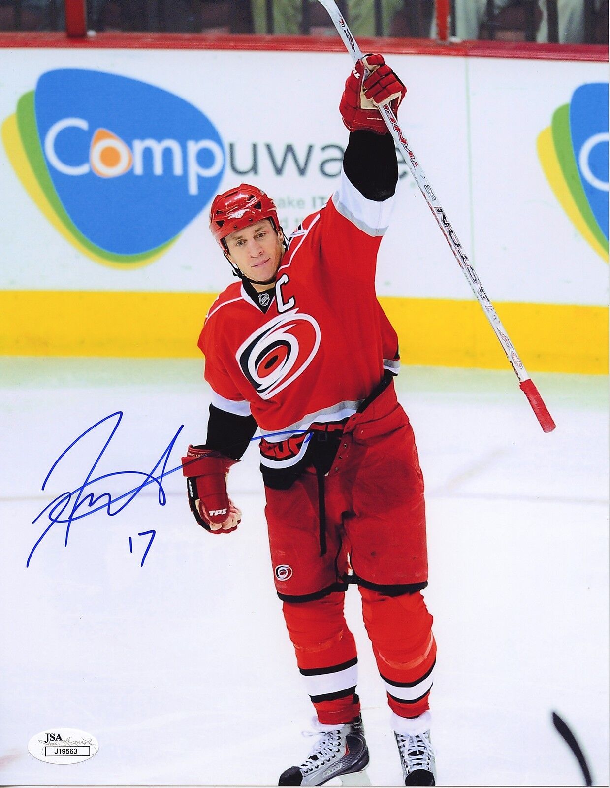 Rod Brind'Amour 8x10 Signed/Autograph/Auto JSA Authenticated Hurricanes