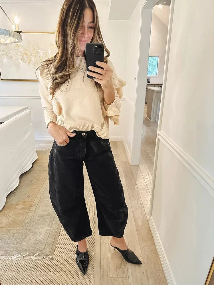 🔥Mid-Rise Barrel Jeans (Buy 2 Free Shipping)