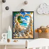 Diamond Painting -DIY Round Drill Heart Seaside Arch