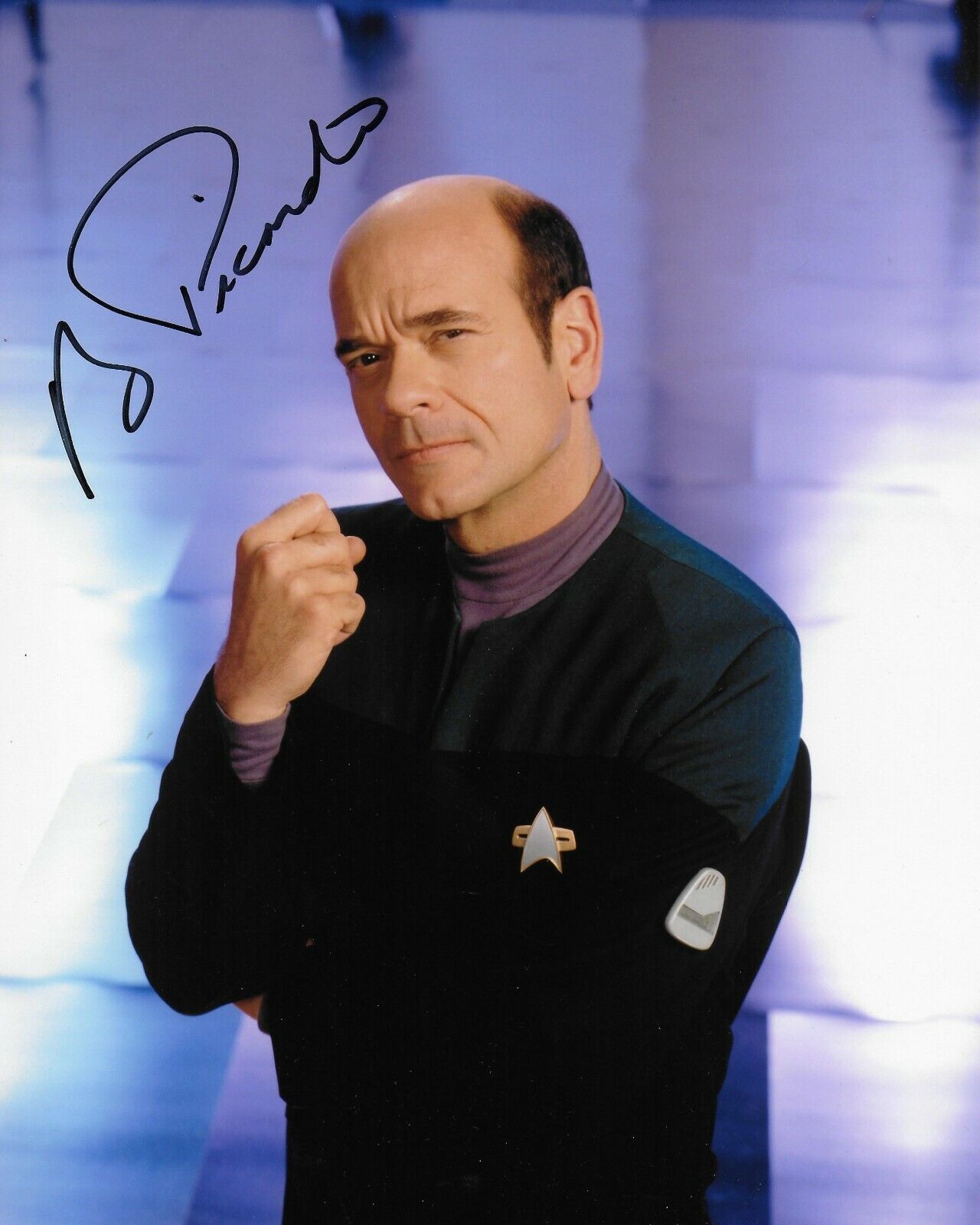 Robert Picardo Star Trek Voyager Original Autographed 8X10 Photo Poster painting