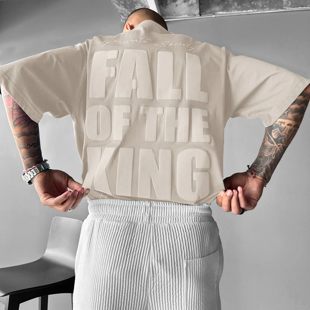 Unisex Casual Fall Of The King T-shirt