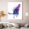 (Multi-Style) Watercolor Flower Animal - 11CT Stamped Cross Stitch 40*40cm/40*50cm
