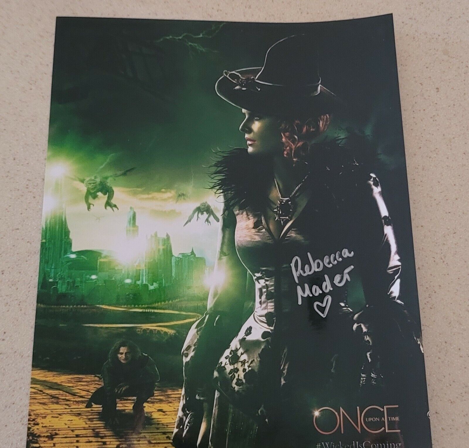 Rebecca Mader Once Upon A Time Autographed Signed 8x10 Photo Poster painting