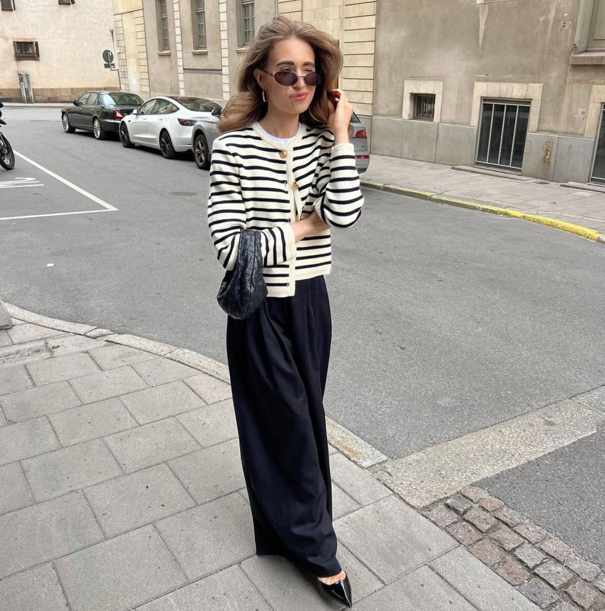 Ootddress Striped Knit 2 Piece-Set Shorts Women Fashion Zebra Printed Cardigan And High Waist Patchwork Shorts Sets Knitwear Outfits