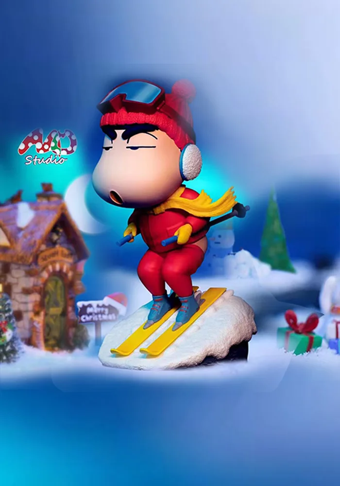 Skiing Shinnosuke Nohara - Crayon Shin-chan Resin Statue - MO Studio [Pre-Order]-shopify