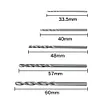 70pcs Drill Bits Straight Shank HSS Twist Drill Bits Set Power Tool (White)
