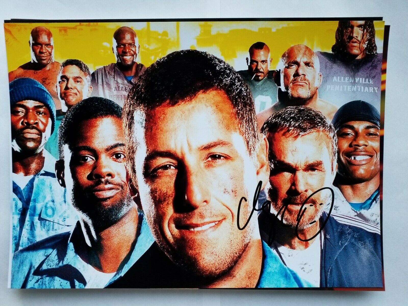 Adam Sandler Autographed Authentic Signed 11 3/4 × 8 1/4 Photo Poster painting. SNL