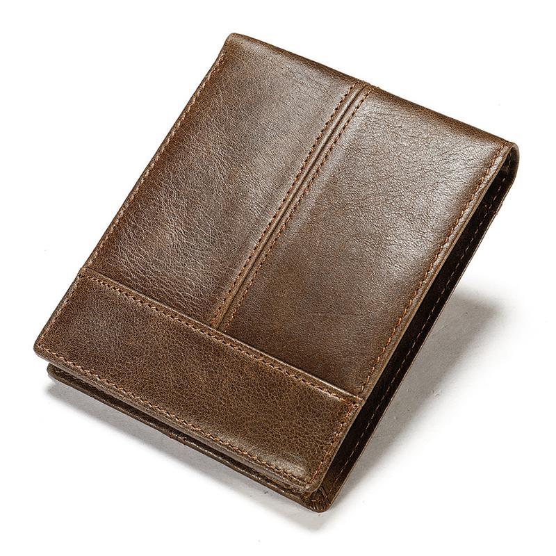 Vintage RFID Blocking Durable Leather Security Wallets
