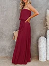 Simple Empire Off-The-Shoulder Maxi Dress