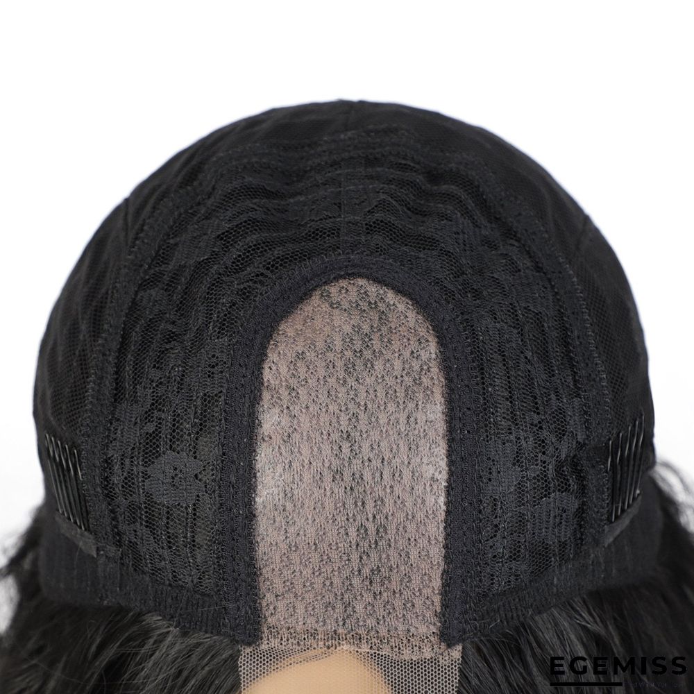 Chemical Fiber Wigs with Big Waves and Long Curly Hair Women's Front Lace Wigs | EGEMISS