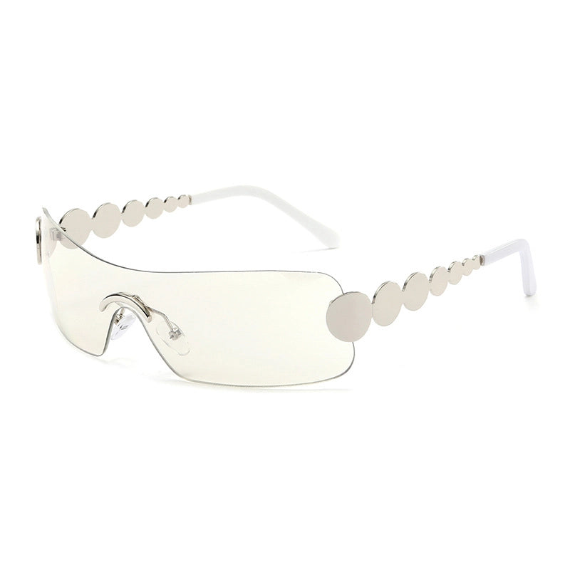 Vintage Style Classic Style Solid Color Pc Square Frameless Glasses3