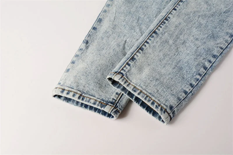 Purple 2023 New Fashion Jeans 9053