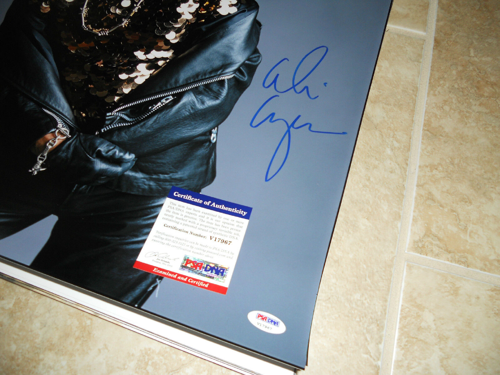 Alice Cooper Ip Signed Autographed 16x20 HUGE Photo Poster painting PSA Certified #1