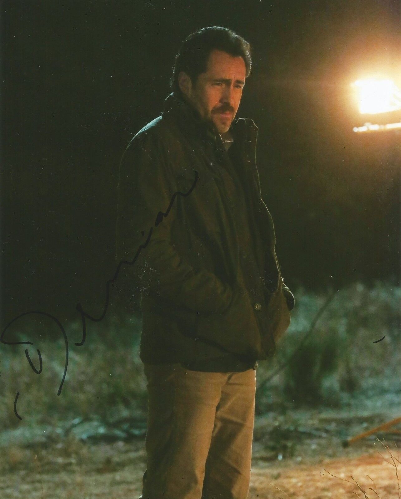 Demian Bichir Signed The Tunnel 10x8 Photo Poster painting AFTAL