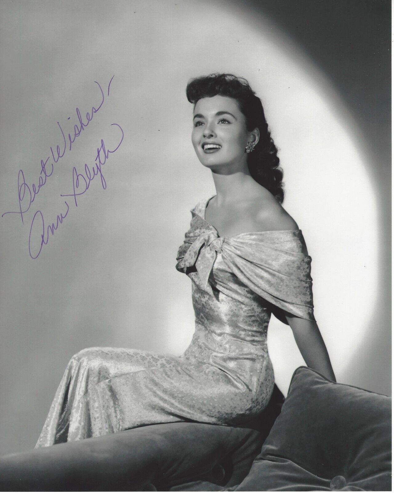 ACTRESS ANN BLYTH SIGNED 8x10 Photo Poster painting F w/COA MILDRED PIERCE BRUTE FORCE KISMET