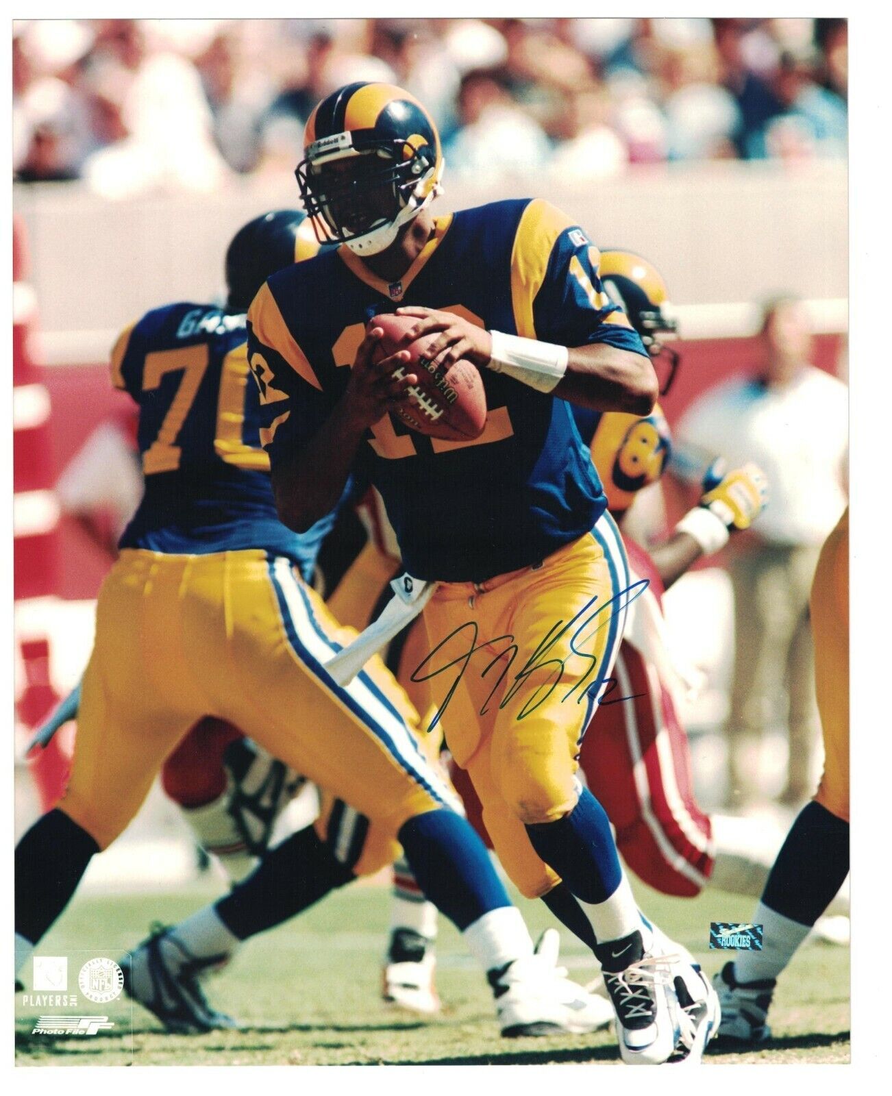 Tony Banks Signed Autographed 8x10 Photo Poster painting St. Louis Rams Signature Rookies