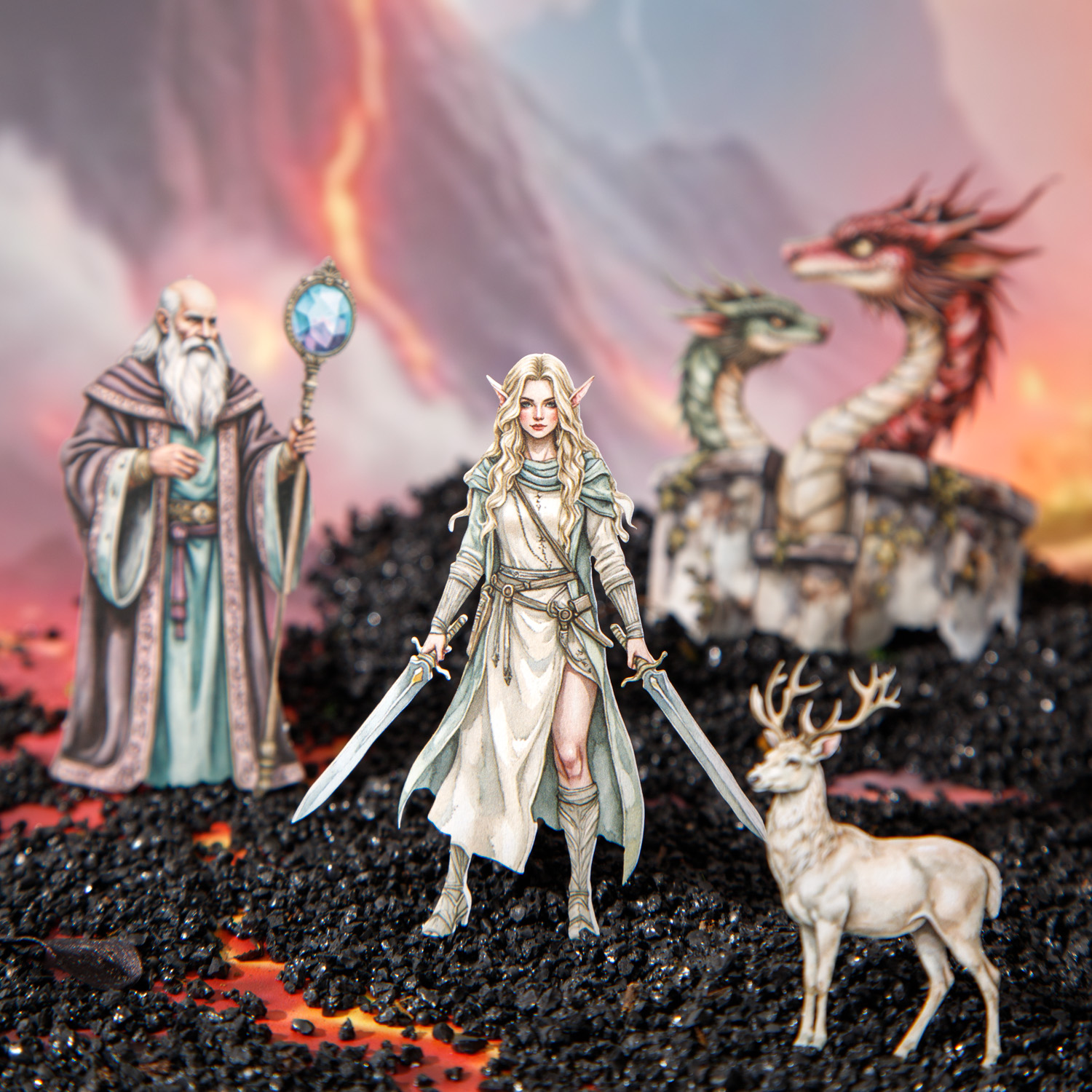 스티커 - 가디언즈 팩트 시리즈 빈티지 캐릭터 성