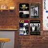 4PCS U2 - Vintage Metal Signs Set - 20*30cm/30*40cm - Music