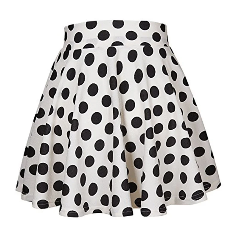 Toloer Toloer Summer Hot Wave Dot Mini Skirt Red Skirt-Outfit Ideas