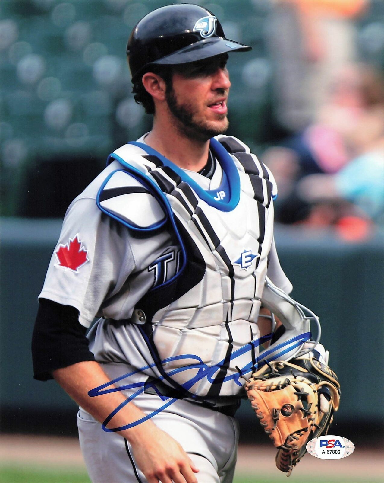 Josh Tholes signed 8x10 Photo Poster painting PSA/DNA Toronto Blue Jays Autographed