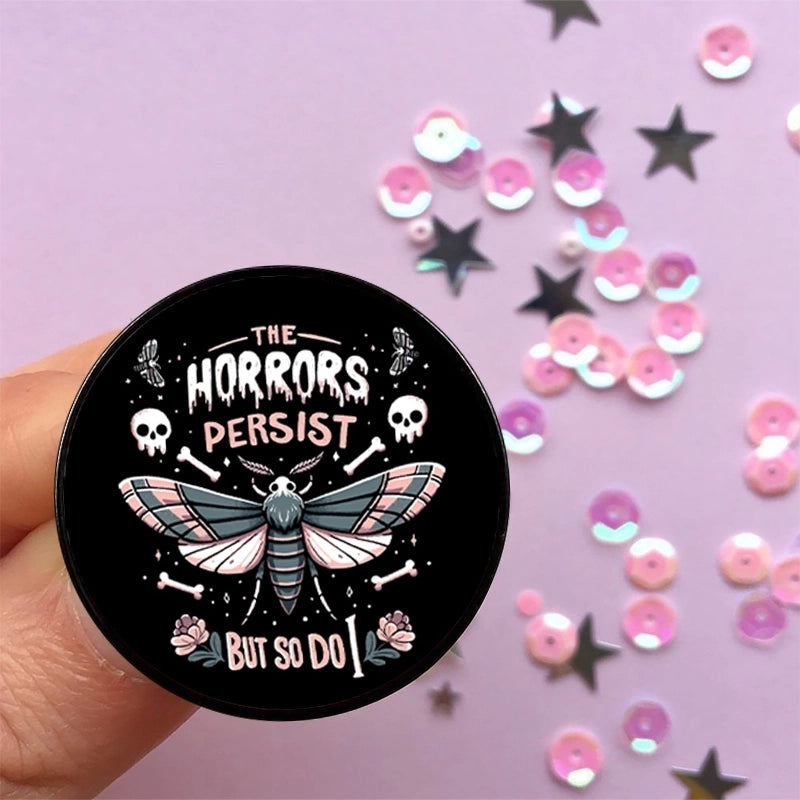 Casual Cartoon Style Letter Skull Alloy Women's Brooches