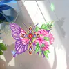 5D DIY Special Shaped Diamond Painting Butterfly Hanging With Lamp String Kit