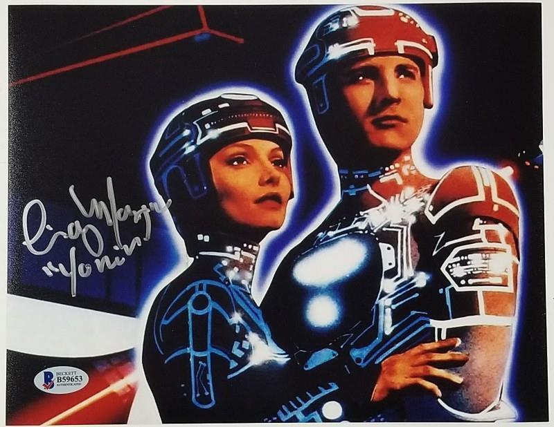 CINDY MORGAN Signed TRON 8x10 Photo Poster painting Yori