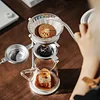 Smooth Hand-Brewed Coffee Ice Ball Holder Aluminum Alloy Adjustable Filter Cup Holder To Filter Quick-Frozen Coffee Liquid