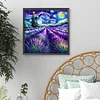 Diamond Painting-5D Full Round Drill Lavender(40x40cm)
