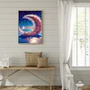 Diamond Painting-DIY Crystal Rhinestone Wreath Moon