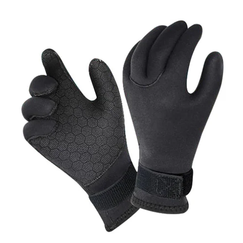 3mm Neoprene Swimming Snorkeling Gloves Non Slip Diving Winter Swim Gloves