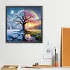 Diamond Painting -DIY Round Drill Tree(40x40cm)