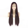 Handmade Super Realistic and Natural Medium Length Straight Women's Lace Wig
