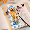 Pet Dog DIY 14CT 2 Strand Stamped Cross Stitch Bookmark Set 30x50cm