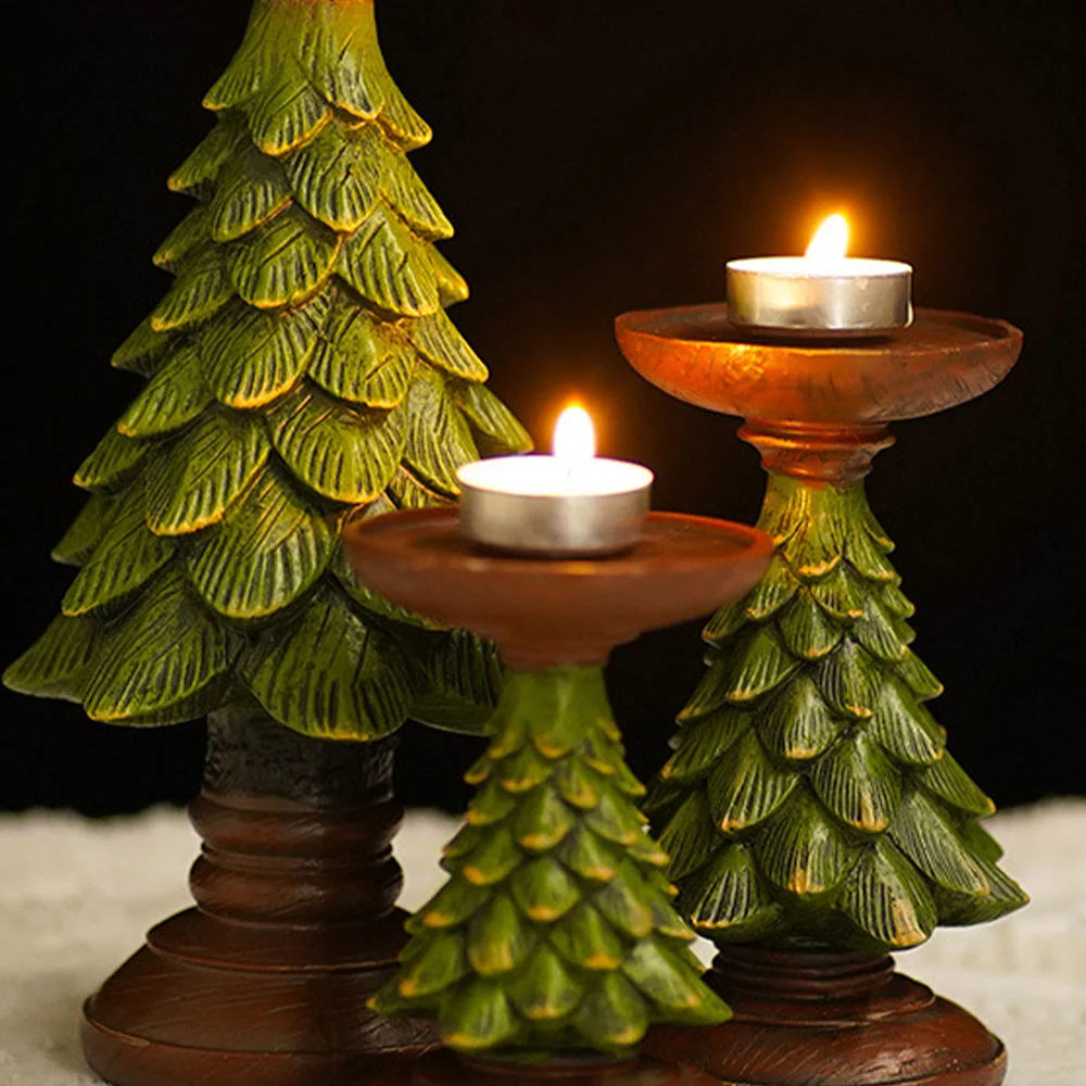 New desktop atmosphere ornament christmas tree candlestick festive ornament