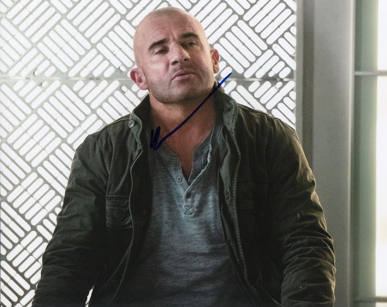 DOMINIC PURCELL signed (LEGENDS OF TOMORROW) 8X10 *PROOF* HEAT WAVE W/COA #7