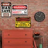 3pcs - Warning - Vintage Metal Signs(12*16Inch) - Warning