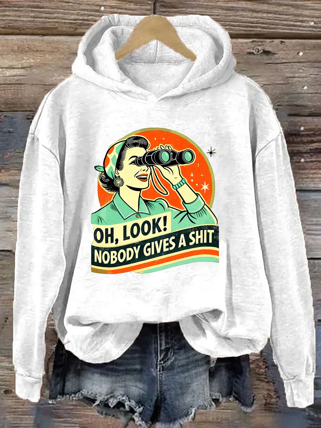 Oh Look Nobody Gives A Shit Hoodie