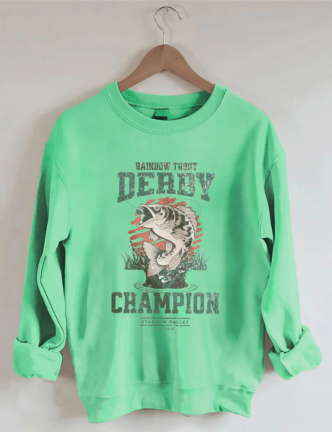 Rainbow Trout Derby Champion Sweatshirt