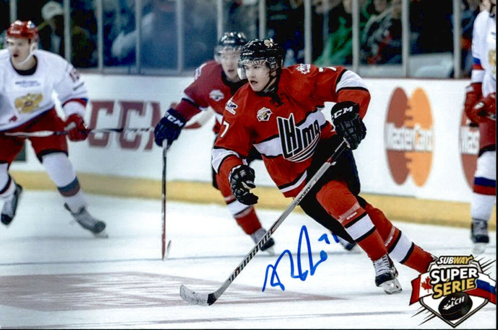 Alexandre Alain SIGNED 4x6 Photo Poster painting GATINEAU OLYMPIQUES / MONTREAL CANADIENS #2